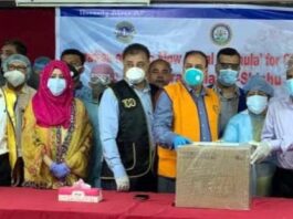 মা ও শিশু হাসপাতালে হাই ফ্লো নোজাল ক্যানুলা মেশিন হস্তান্তর