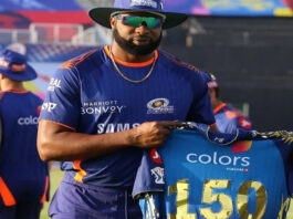 আইপিএলে পোলার্ডের ১৫০ ম্যাচ