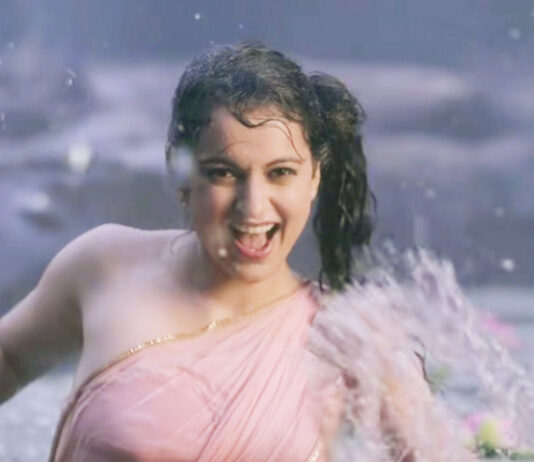 এক গানের জন্য ১৬ ঘণ্টা পানিতে ভিজেছেন কঙ্গনা