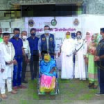 লিজেন্ড লায়ন্স ক্লাবের হুইল চেয়ার বিতরণ