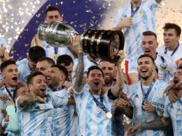 ব্রাজিলকে হারিয়ে শিরোপা আর্জেন্টিনার