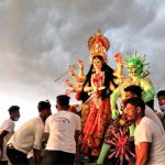 পূজামণ্ডপে হামলার চেষ্টা, পাঁচ ঘণ্টা পর প্রতিমা বিসর্জন