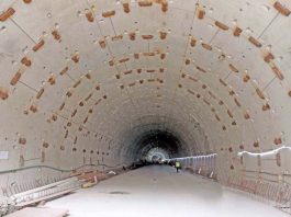 টানেলের দ্বিতীয় টিউবের খননকাজ শেষ