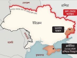 ইউক্রেনের বিরুদ্ধে যুদ্ধ ঘোষণা পুতিনের