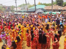 পাহাড়জুড়ে সাংগ্রাই উৎসবের আনন্দ