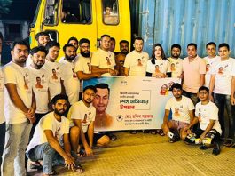 ৫ হাজার মানুষের জন্য ত্রাণ নিয়ে সিলেটে মাহি