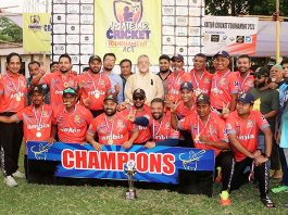 অ্যামেচার ক্রিকেট টুর্নামেন্টে চিটাগং মাস্টার্স চ্যাম্পিয়ন