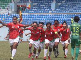 পাকিস্তানের বিরুদ্ধে সাবিনাদের গোলউৎসব