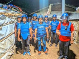 উখিয়া রোহিঙ্গা ক্যাম্প পুলিশ-সন্ত্রাসী গোলাগুলিতে দুজন নিহত