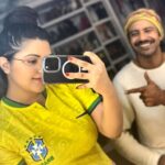 আর্জেন্টিনার জয়ে ব্রাজিলের জার্সি পরলেন পরীমণি