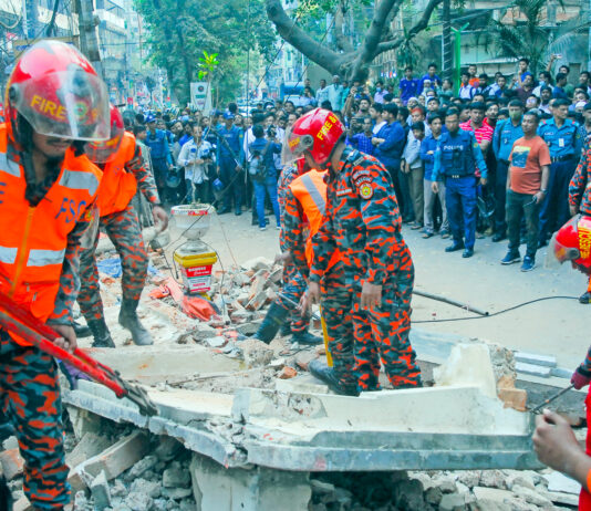 ভবন ভাঙতে গিয়ে ধস, দুজনের মৃত্যু