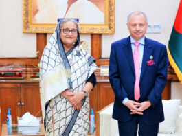 প্রধানমন্ত্রীর সঙ্গে এফবিসিসিআই সভাপতির সৌজন্য সাক্ষাৎ