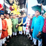 প্রতিমা নিরঞ্জনে শেষ হলো দুর্গোৎসব