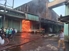 এস আলম সুগার মিলে ভয়াবহ আগুন