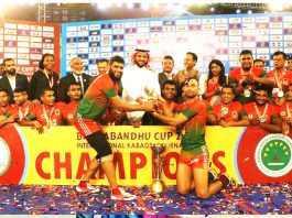 টানা চতুর্থ শিরোপা লাল-সবুজের