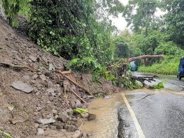 রাঙামাটিতে টানা বর্ষণে ধসে পড়েছে পাহাড়