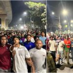 পুলিশের ওপর হামলার প্রতিবাদ : মধ্যরাতে ঢাবিতে বিক্ষোভ