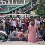 চাকরিতে পুনর্বহালের দাবিতে সাবেক বিডিআর সদস্যদের শাহবাগ অবরোধ