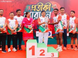 জুলাই-আগস্ট গণঅভ্যুত্থান দিবস উপলক্ষে চট্টগ্রামে প্রতীকী ম্যারাথন