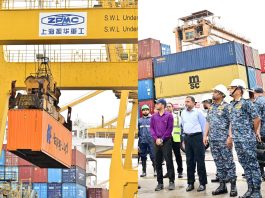 নিউমুরিং কনটেইনার টার্মিনাল পরিদর্শনে নৌবাহিনী প্রধান