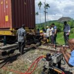 মীরসরাইয়ে মালবাহী ট্রেনের বগি লাইনচ্যুত