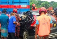 মিরসরাইয়ে দুর্ঘটনায় প্রাণ গেল বাবা-মেয়ের