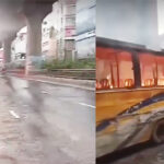 রাজধানীর মিরপুরে যাত্রী নামিয়ে বাসে আগুন-গুলি