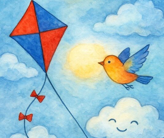 ঘুড়ি আর হিংসুটে মেঘ