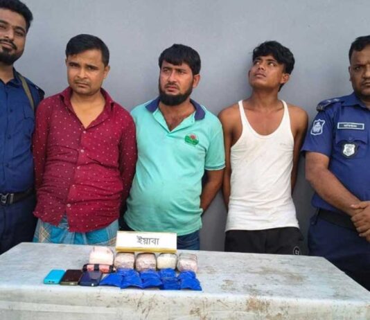 চট্টগ্রামে ১৩ হাজার ইয়াবাসহ গ্রেপ্তার ৩