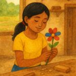 কাঠের ফুল