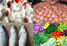 কমছে ডিম ও মুরগীর দাম : সবজি, মাছ, মুদিপণ্যের দাম চড়া