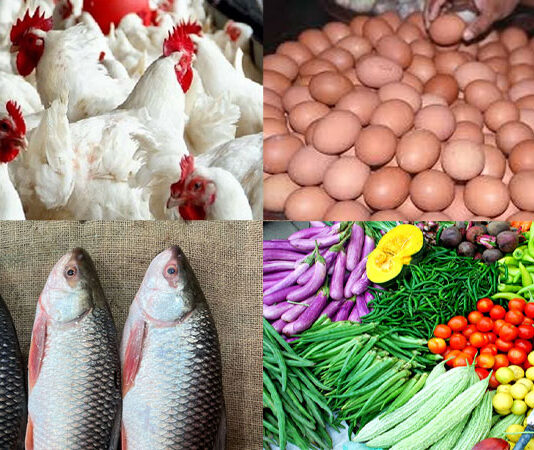 কমছে ডিম ও মুরগীর দাম : সবজি, মাছ, মুদিপণ্যের দাম চড়া
