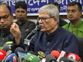 শেখ হাসিনার রায় নিয়ে সারাদেশে আতঙ্ক বিরাজ করছে : ফখরুল