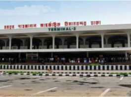 শাহজালাল বিমানবন্দরে ২৪ ঘণ্টা যাত্রী ছাড়া বাকীদের প্রবেশে নিষেধাজ্ঞা