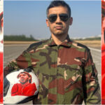 হাদির ছবি আঁকা হেলমেট পরে জাম্প করবেন বিডার আশিক চৌধুরী