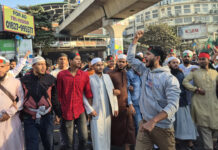 ওসমান হাদির মৃত্যুর প্রতিবাদ জানাতে শাহবাগে জড়ো হচ্ছেন ছাত্র-জনতা