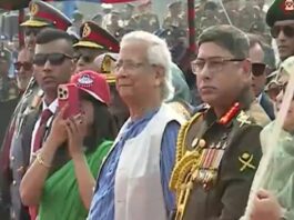 বিজয় দিবসে সশস্ত্র বাহিনীর অনুষ্ঠানে উপস্থিত প্রধান উপদেষ্টা