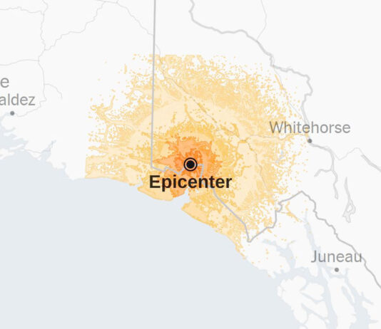 ৭ মাত্রার ভূমিকম্পে কেঁপে উঠল যুক্তরাষ্ট্র-কানাডা সীমান্ত