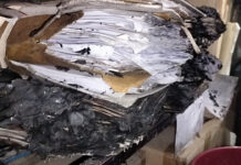 গভীর রাতে লক্ষ্মীপুর নির্বাচন কার্যালয়ে দুর্বৃত্তের আগুন