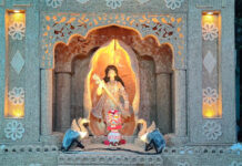 শঙ্খ-উলুধ্বনিতে মুখর মণ্ডপ, সরস্বতীপূজা আজ