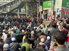 হাদি হত্যার বিচার দাবিতে তৃতীয় দফায় শাহবাগ অবরোধ ইনকিলাব মঞ্চের