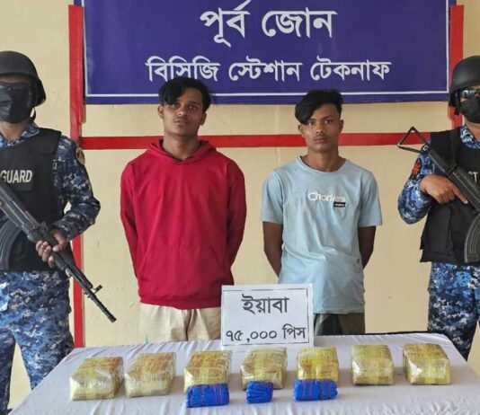 কক্সবাজারে ৪ কোটি টাকার ইয়াবাসহ আটক ২