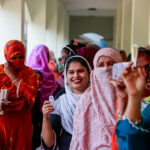 উৎসবমুখর পরিবেশে শেষ হলো ভোট