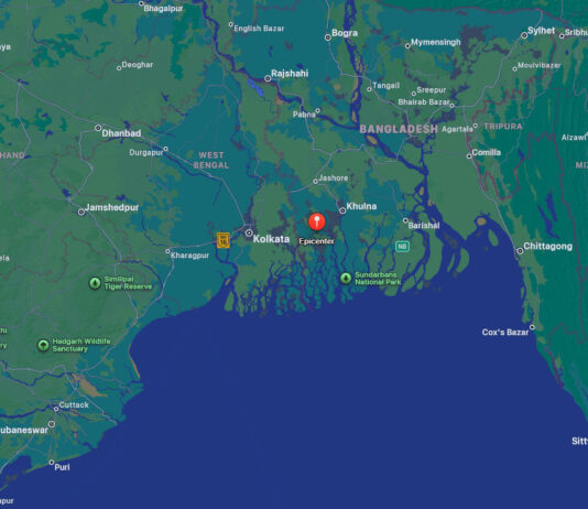 ফের ভূমিকম্পে কাঁপল দেশ, উৎপত্তি সাতক্ষীরায়