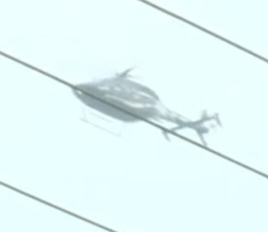 জঙ্গল সলিমপুরে যৌথবাহিনীর অভিযানে হেলিকপ্টার