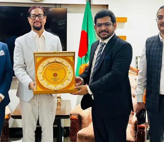 চসিক মেয়রের সঙ্গে সাক্ষাৎ করলেন ভারতীয় ডেপুটি হাইকমিশনার