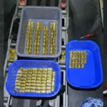 বিমানের কার্গো কমপার্টমেন্টের টয়লেট থেকে ১৫৩ সোনার বার উদ্ধার