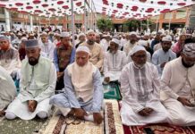 মিরপুরে ঈদের নামাজ আদায় করলেন বিরোধী দলীয় নেতা