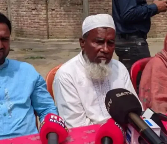 রায়ে অসন্তোষ আবু সাঈদের মা-বাবা