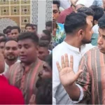 সাবেক মেয়র মনজুর আলমের বাসায় তোপের মুখে হাসনাত